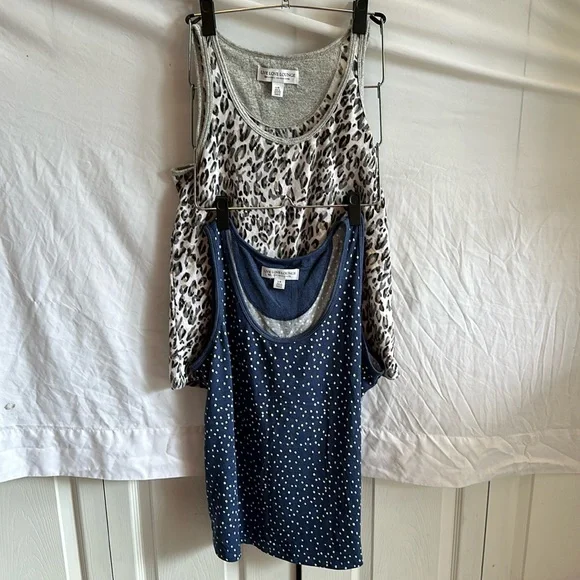Set of 2 women’s super soft tank tops NEW size L. Live Love Lounge Bundle & save - Picture 1 of 3
